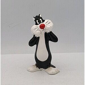 Sylvester ONLY Warner Bros 1993 Looney Tunes From Salt and Pepper Shaker Set